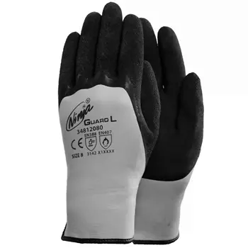 Ninja Guard L work gloves, Grey/Black