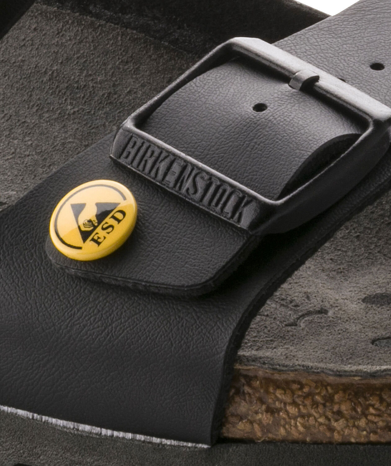 Birkenstock Milano ESD Narrow Fit Sandalen, Schwarz, Schwarz, large image number 6