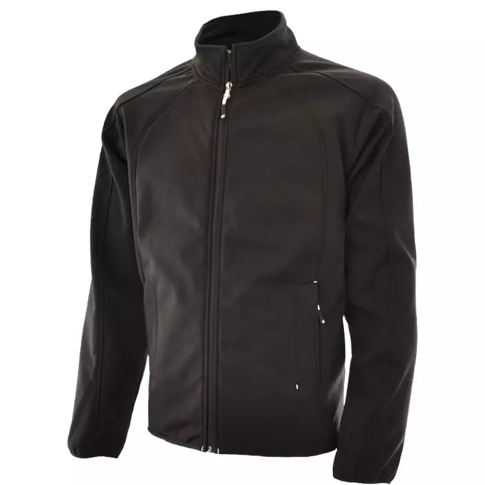 IK softshell jacket for kids, Black, large image number 1