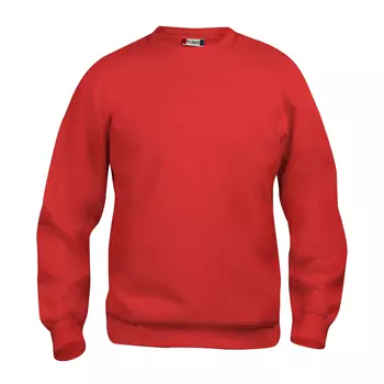 Clique Basic Roundneck childrens sweater, Red
