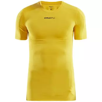 Craft Pro Control compression T-shirt, Sweden yellow