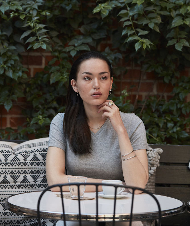 Clique Basic  T-shirt, Grey Melange