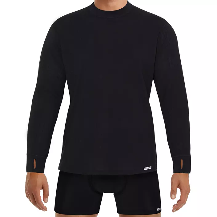 by Mikkelsen the Danish military baselayer sweater, Black, large image number 1