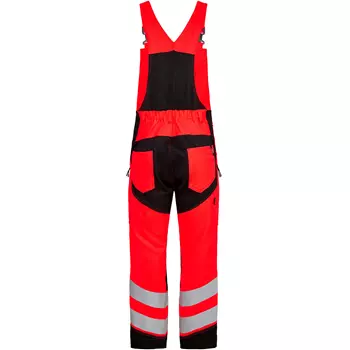 Engel Safety bib and brace, Hi-vis Red/Black