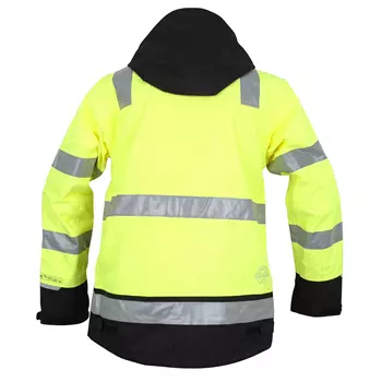Abeko Åbo work jacket, Hi-vis Yellow/Black