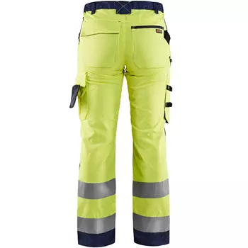 Blåkläder women's work trousers, Hi-vis Yellow/Marine