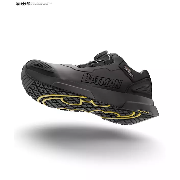 Batman x AIRTOX BAT.ONE safety shoes S3S, Black/Yellow, large image number 0