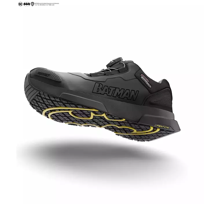 Batman x AIRTOX BAT.ONE safety shoes S3S, Black/Yellow, large image number 0