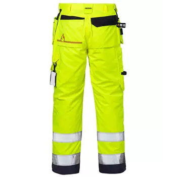 Fristads Flamestat women's craftsman trousers 2775, Hi-vis yellow/Marine blue