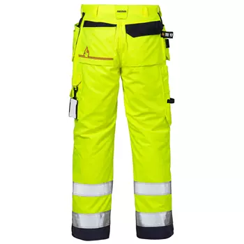 Fristads Flamestat women's craftsman trousers 2775, Hi-vis yellow/Marine blue