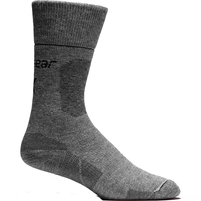 Solid Gear 2-pack winter socks, Black/Grey, large image number 0