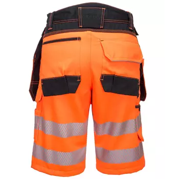 Portwest PW3 craftsmens shorts, Hi-Vis Orange/Black