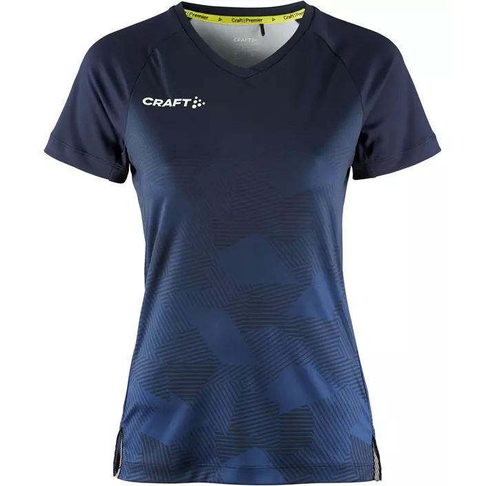 Craft Premier Fade Jersey dame T-skjorte, Navy, large image number 0