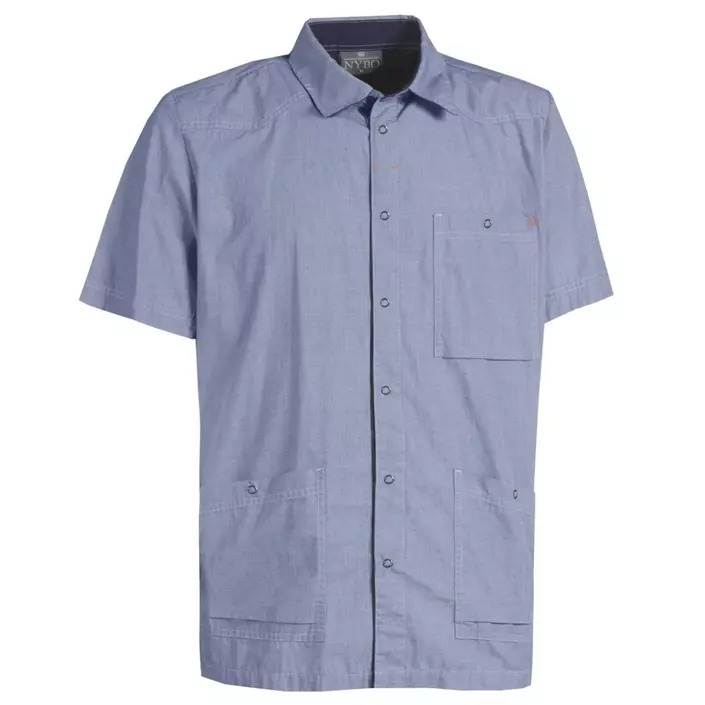 Nybo Workwear Flair  kortærmet skjorte, Blå, large image number 0
