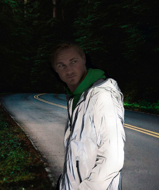 Clique Hardy reflective jacket, Hi-Vis, large image number 1