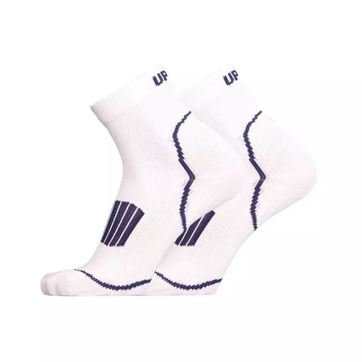 UphillSport Front Laufsocken, Weiss/marine, large image number 0