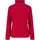 ID Zip'n'mix Active women's fleece sweater, Red, Red, swatch