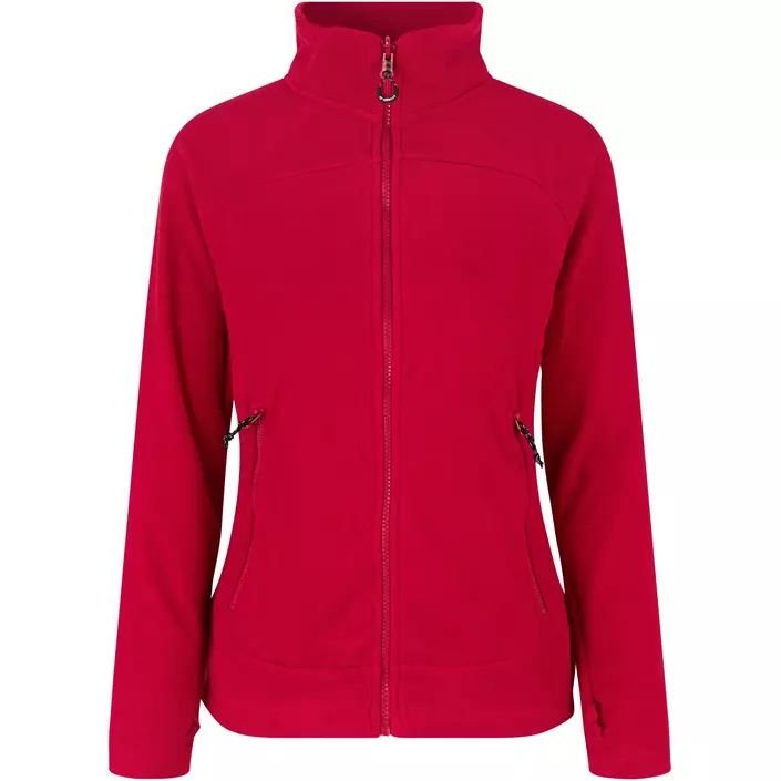 ID Zip'n'mix Active women's fleece sweater, Red, large image number 0