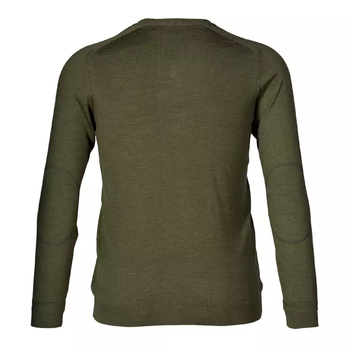 Seeland Woodcock stickad tröja med merinoull, Classic green, large image number 2