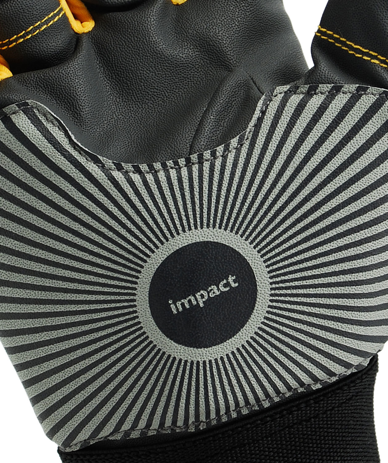 Tegera 9185 Slagdempende hansker, Gr&aring;/Svart/Gul