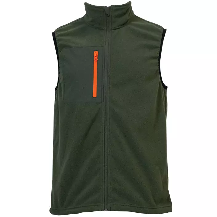 Ocean Outdoor fleecevest, Olive, large image number 0