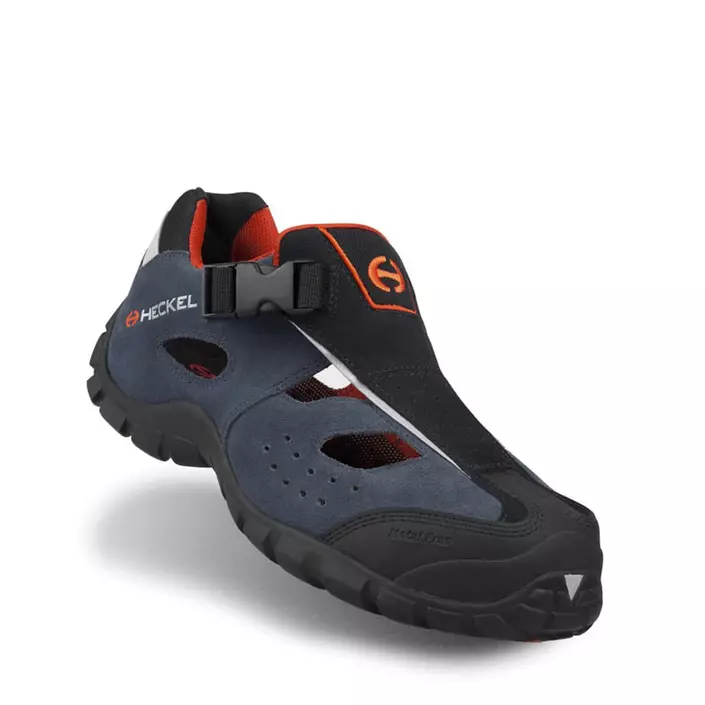 Heckel Mac Air safety sandals S1P, Black, large image number 0
