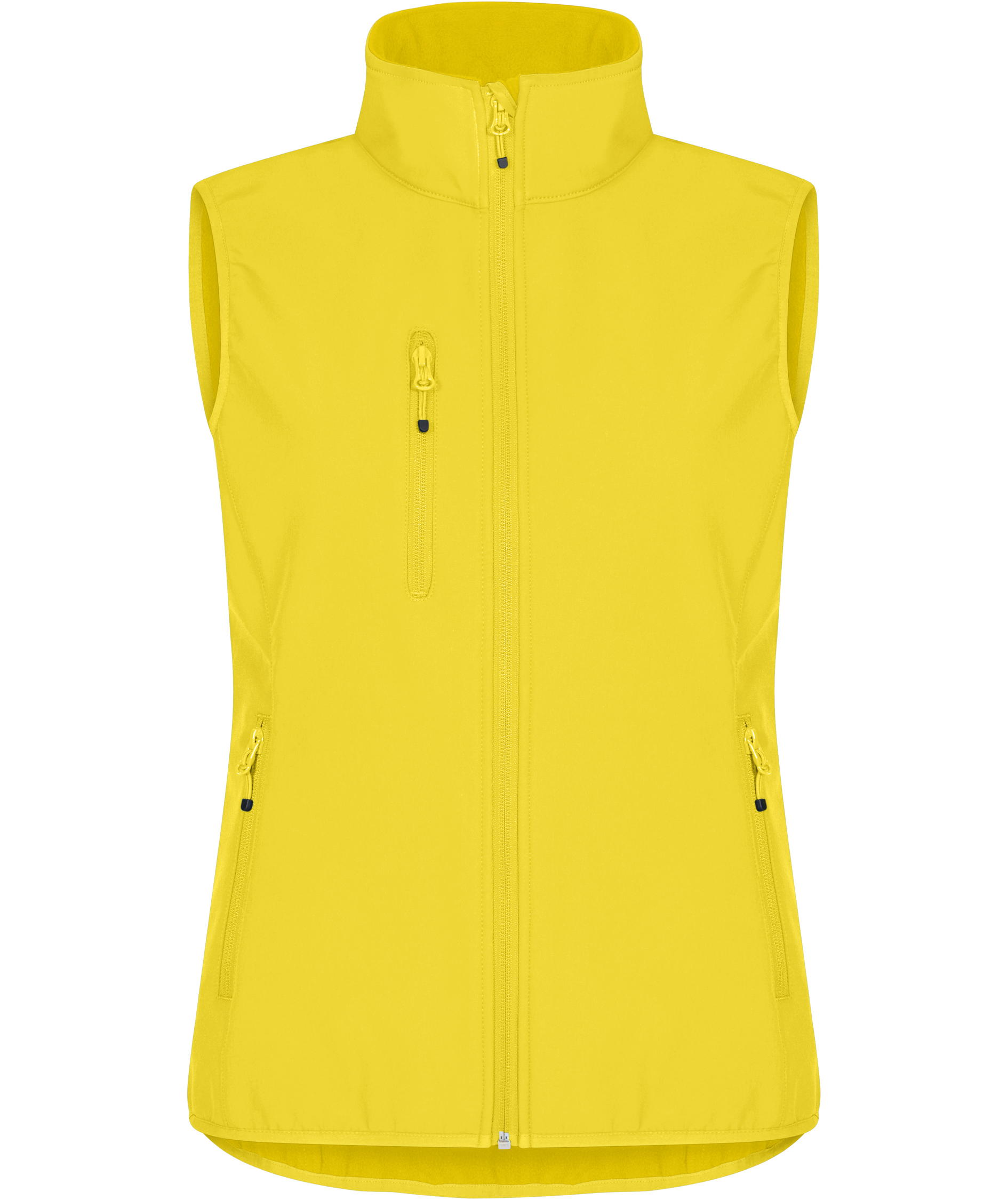 Clique Classic women's softshell vest, Yellow, Yellow, swatch