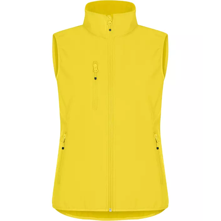 Clique Classic women's softshell vest, Yellow, large image number 0