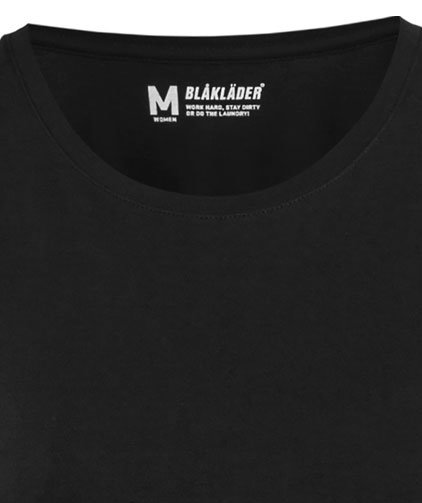 Bl&aring;kl&auml;der Unite dame T-shirt, Sort, large image number 3