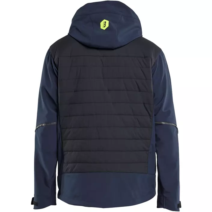 Blåkläder Hybridjacke, Dunkel Marine/Hi-Vis Gelb, large image number 1