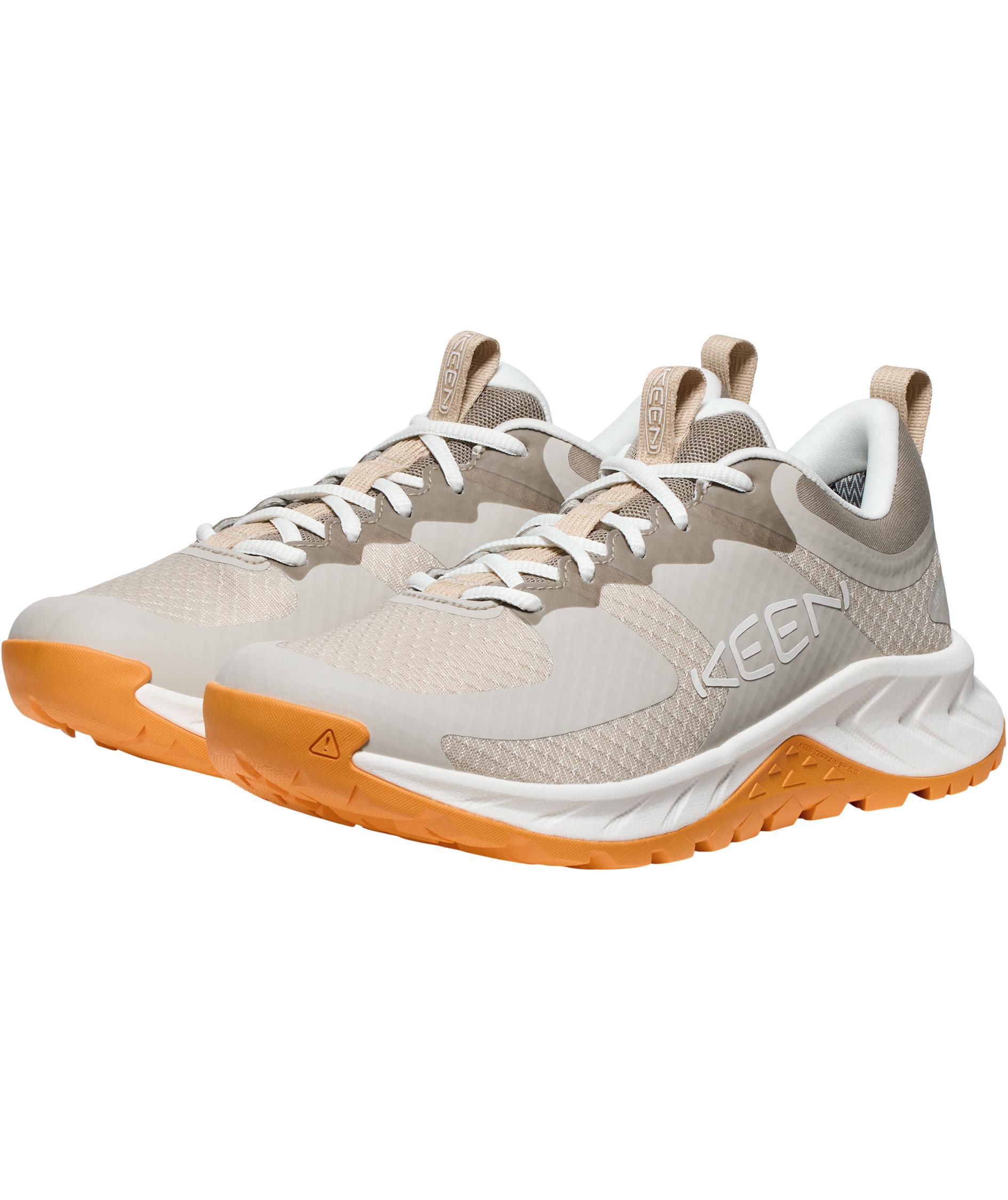 Keen Versacore WP women's hiking shoes, Plaza taupe/orange pepper, large image number 4