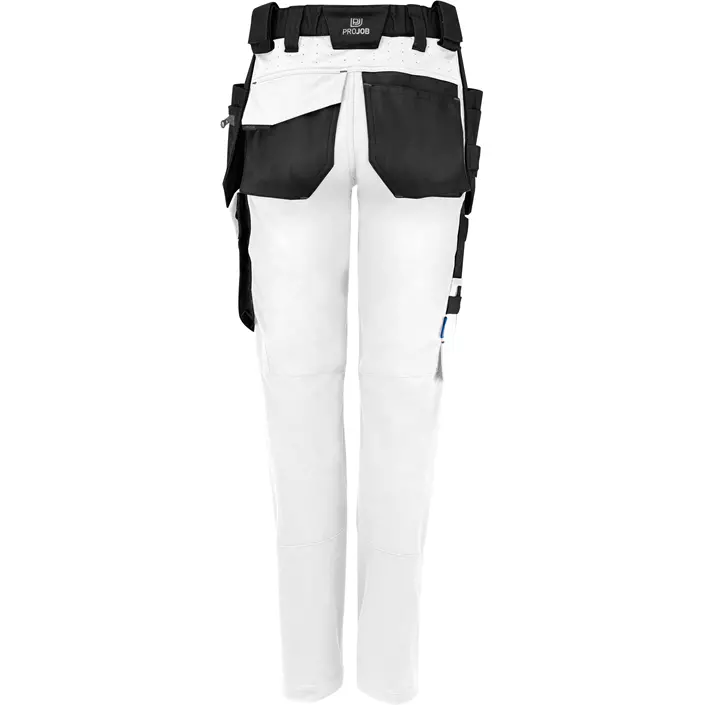 ProJob women's craftsman trousers 5564 full stretch, White, large image number 1