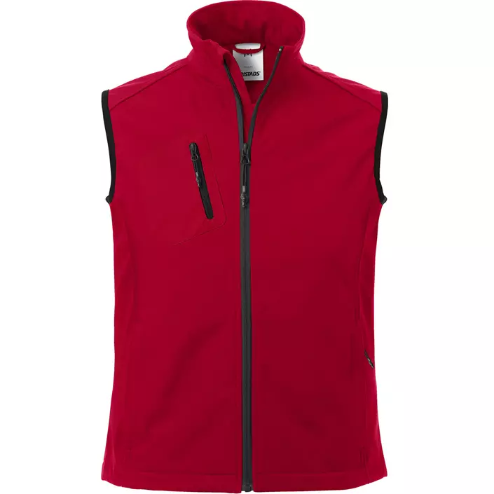 Fristads Acode softshell vest, Red, large image number 0