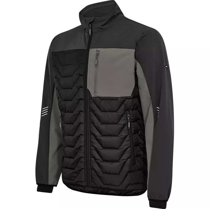 Engel Entire hybridjakke, Black/Anthracite Grey, large image number 5