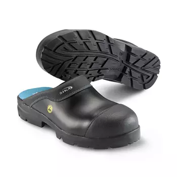 Sika Flex Light safety clogs without heel cover SB, Black