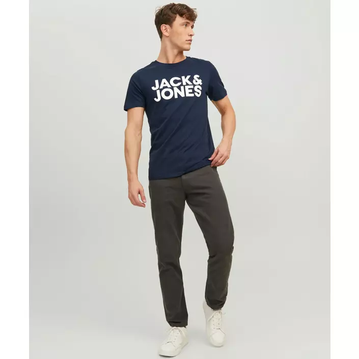 Jack & Jones JJECORP Logo Tee, Navy Blazer, large image number 1