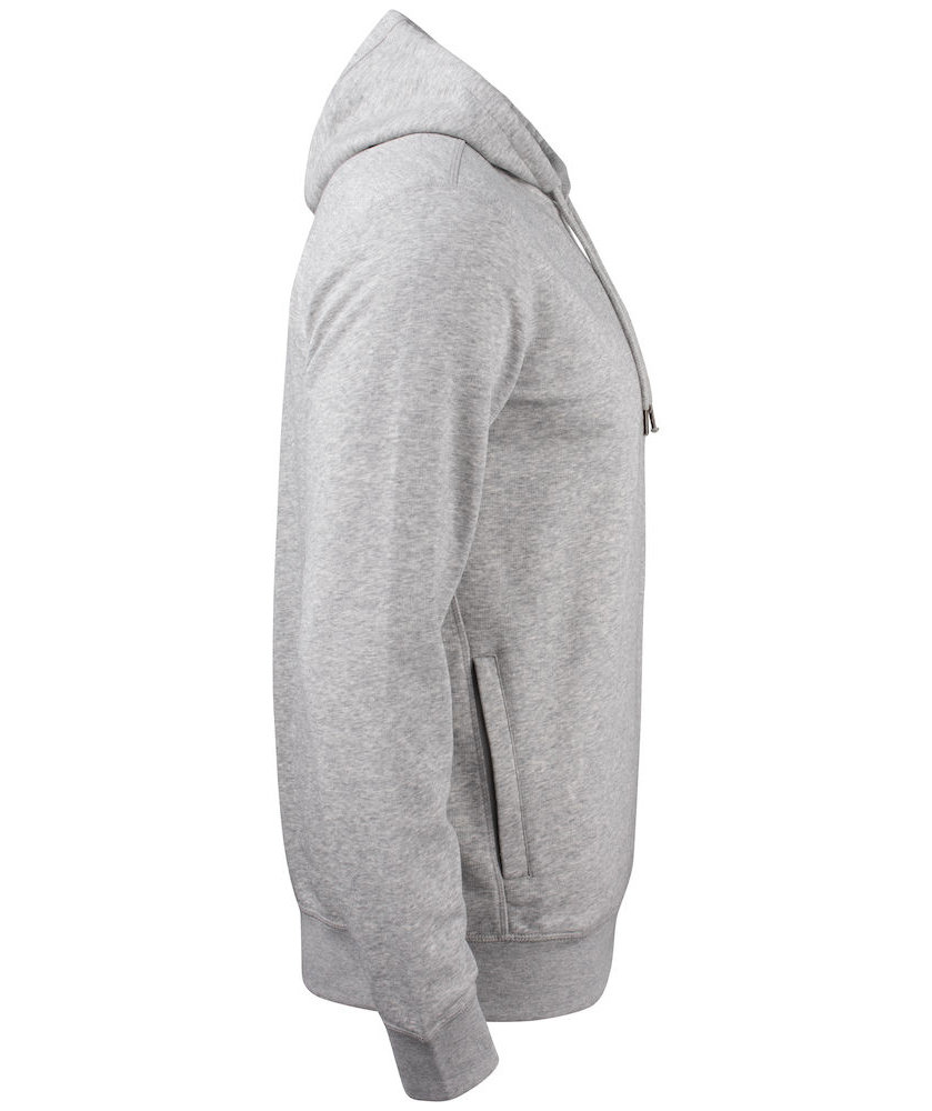Clique Premium OC hoodie, Grey Melange, large image number 4