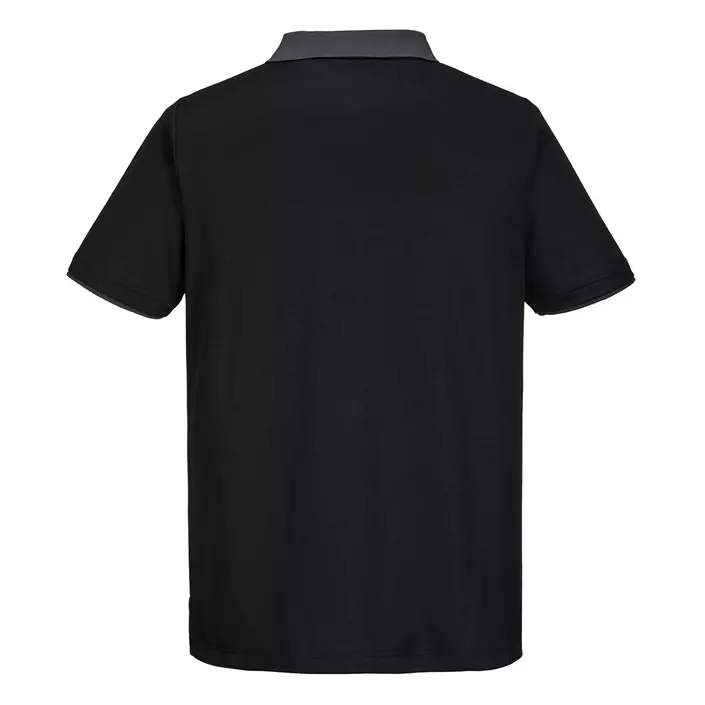Portwest PW2 polo shirt, Black/Grey, large image number 1