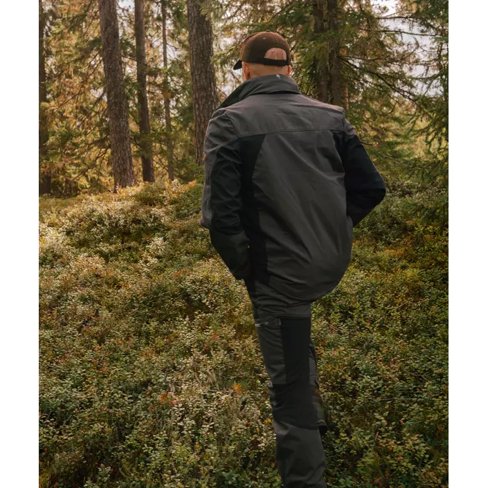 Pinewood Finnveden Trail Hybrid jakke, Mørk Antracit/Sort, large image number 3