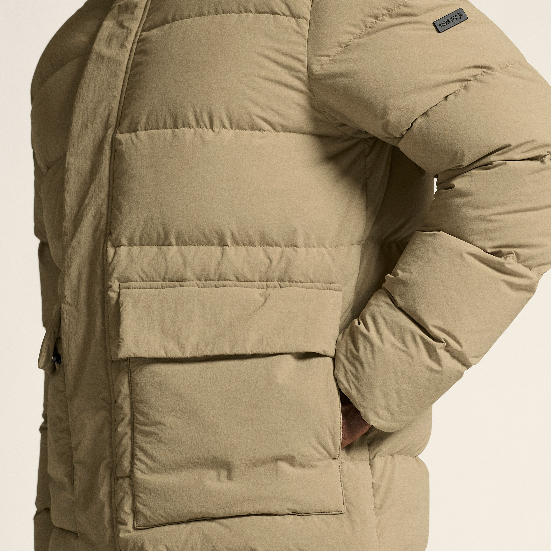 Craft Urban down jacket, Taupe, large image number 9