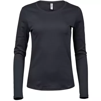 Tee Jay's Interlock long-sleeved women’s shirt, Dark Grey
