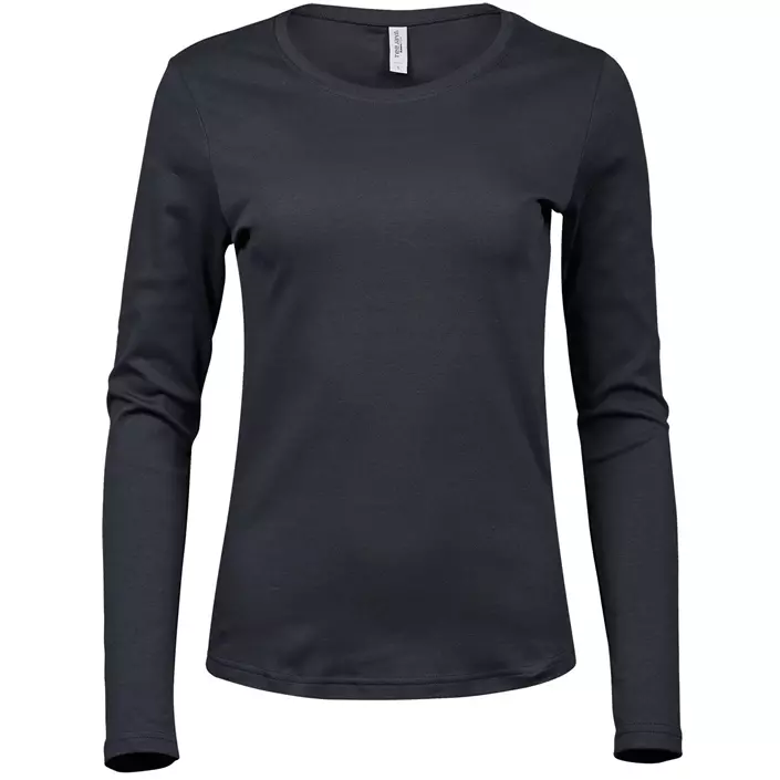 Tee Jays Interlock Langärmliges Damen Sweatshirt, Dunkelgrau, large image number 0