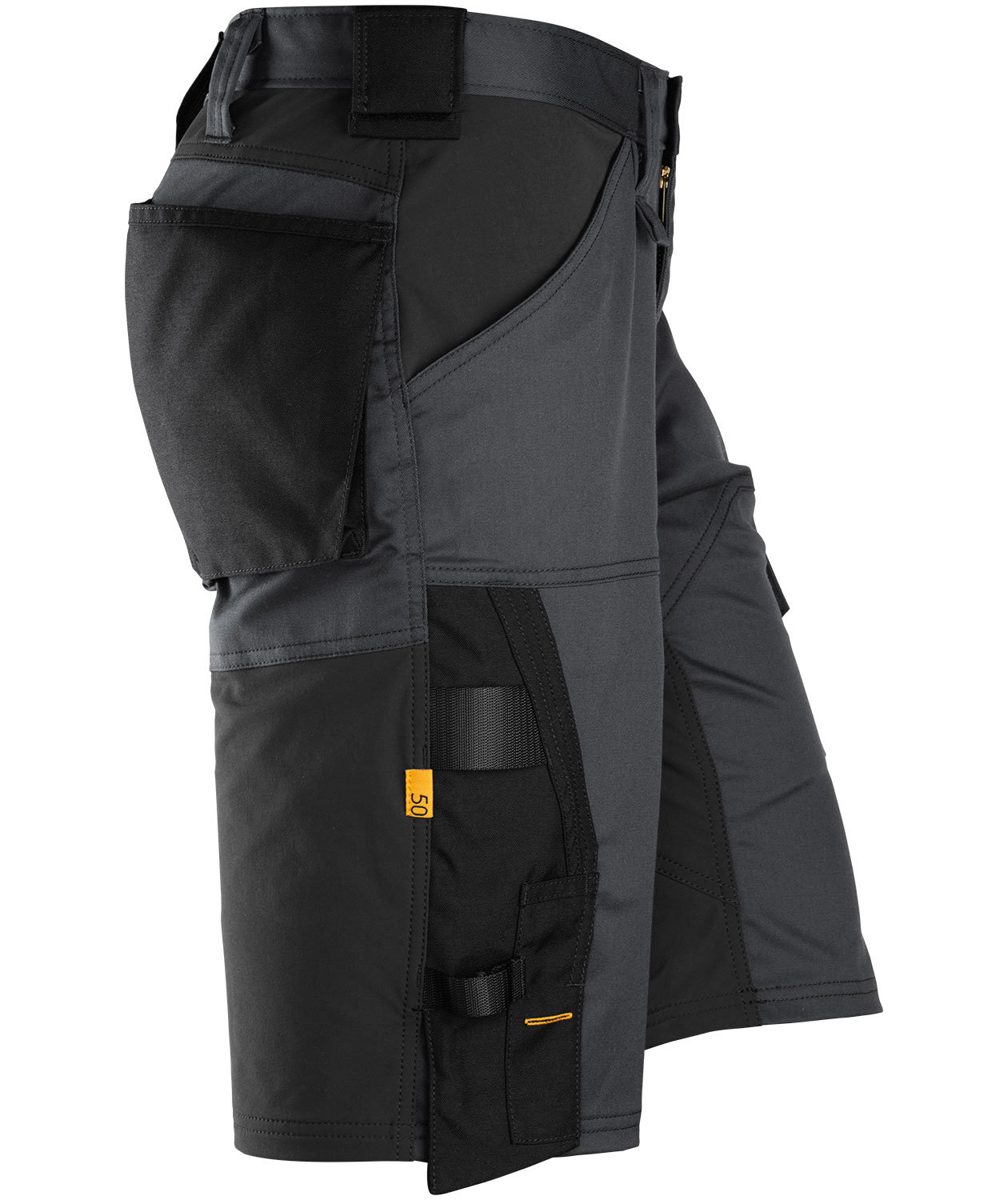 Snickers AllroundWork Arbeitsshorts 6153, Stahlgrau/Schwarz, large image number 3