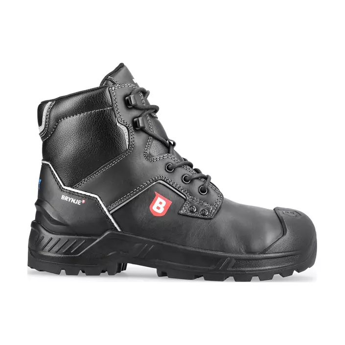 2:a sortering Brynje B-dry Outdoor Low Boot skyddskängor S3, Svart, large image number 1