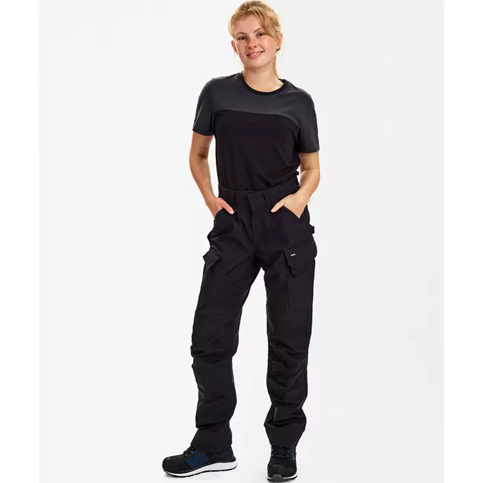 Engel Entire arbetsbyxa dam, Black, large image number 1