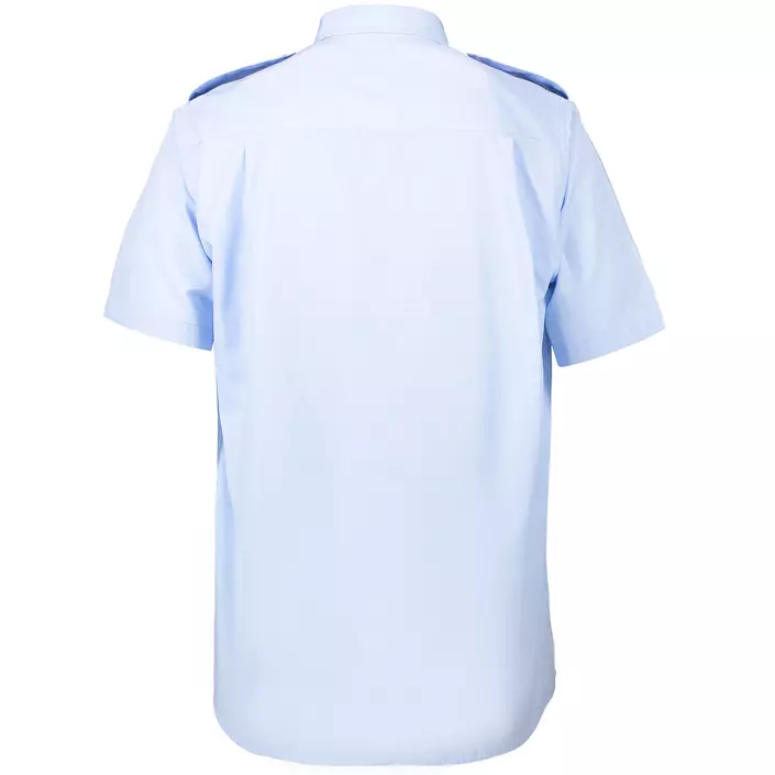 ID kortärmad uniform skjorta, Ljusblå, large image number 2