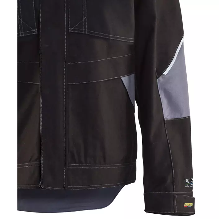 Blåkläder Anti-Flame jacket, Black/Grey, large image number 2