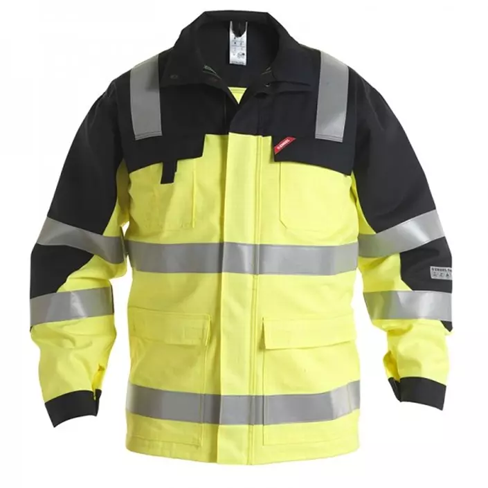 Engel Safety+ work jacket, Hi-vis Yellow/Black, large image number 0