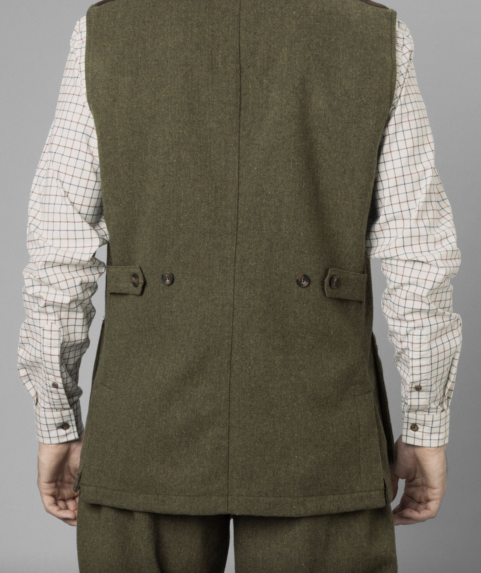 Seeland Hillside vest med uld, Moss green, large image number 6