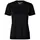 GEYSER Essential interlock dame T-skjorte, Svart, Svart, swatch